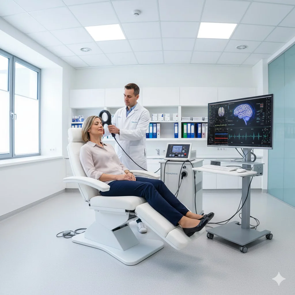 Nöromodulasyon Uygulamaları (TMS-Transkraniyal Magnetik Stimulasyon, TDCS)